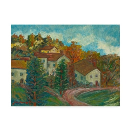 Manor Shadian 'Cool Fall Day' Canvas Art,18x24